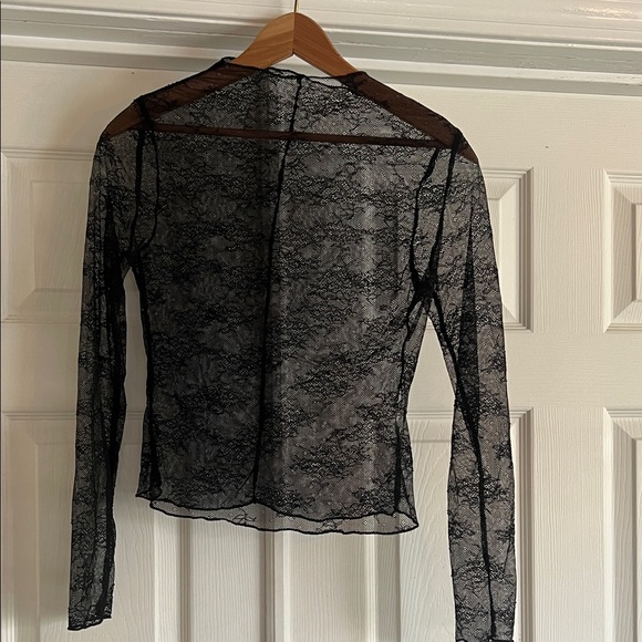 Tops - Elegant Black Lace Women's Top